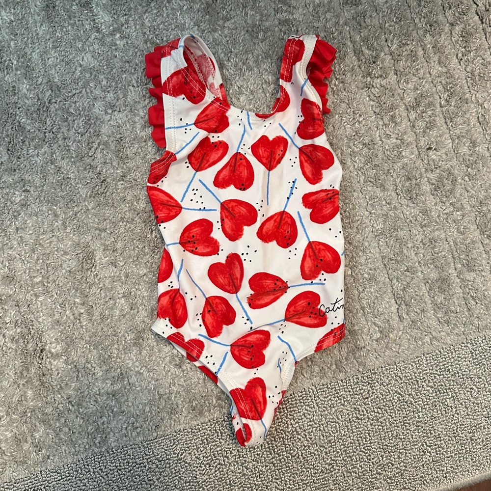 BNWT Catimini Printed Swimsuit